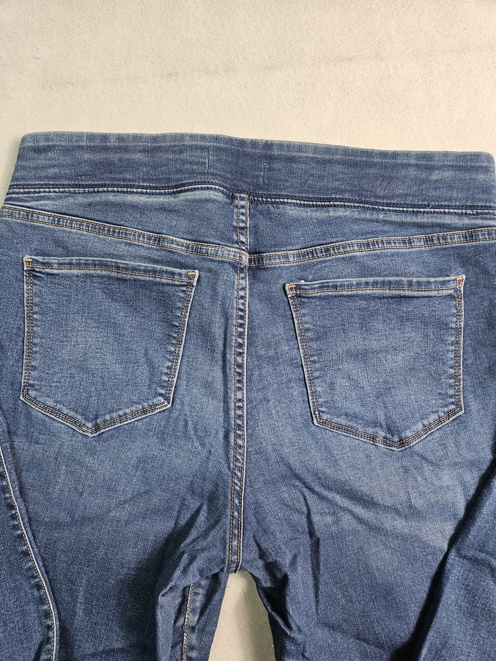 Old Navy Rockstar Mid-Rise Distressed Jeggings Blue Size 14 Regular - Picture 13 of 13